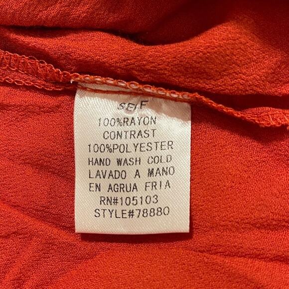 Alter'd State Red Boho Peasant Dress | Size M - Picture 7 of 7